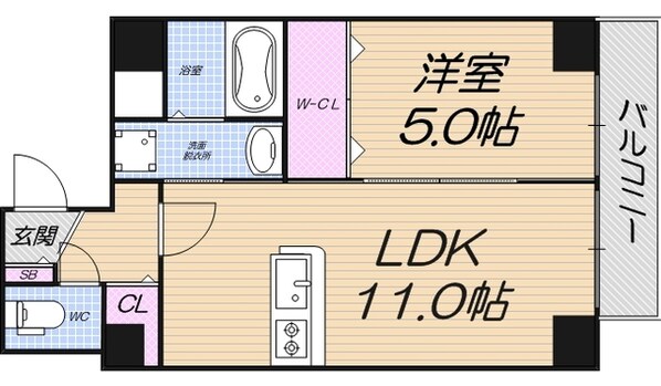 THE TERRACE天王寺MKの物件間取画像